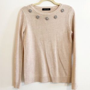 Pink Embellished Sweater